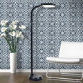 Argana In Navy Blue And White Handmade 8X8 In Cement Tile Pack Of 12