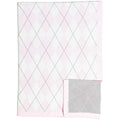 Argyle Knit Baby Blanket