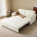 Ari 71 Chenille 3 In 1 Convertible Pull Out Queen Sleeper Sofa With Side Storage
