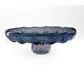 Aria Home Glass Pedestal Centerpiece Bowl Decorative Table Accent