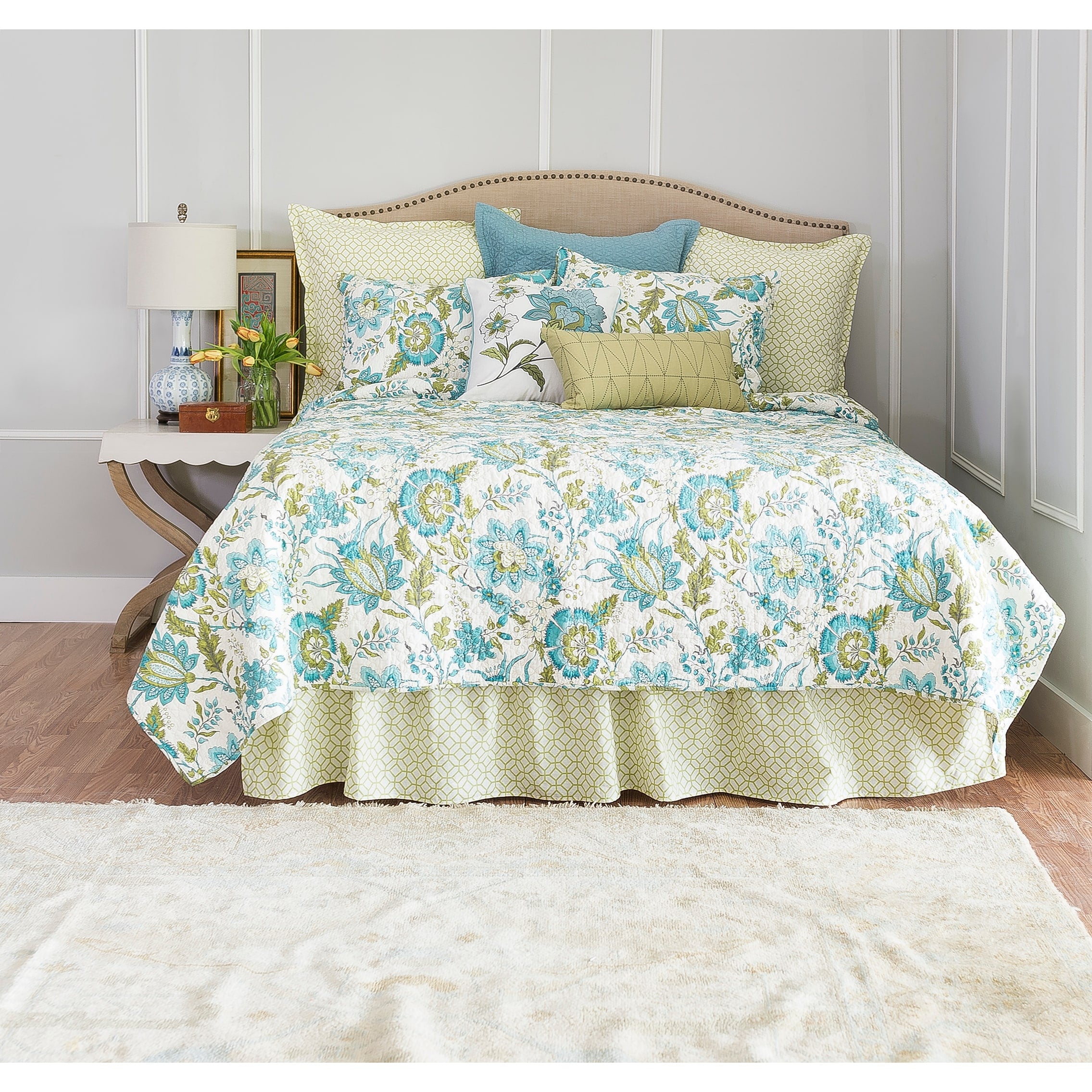 Ariana Glade Cotton Quilt Shams Not Included
