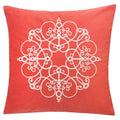 Arianna Embroidery 20 Square Decorative Throw Pillow