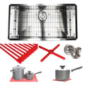 Ariel 36 Inch Stainless Steel Zero Radius Single Bowl 16 Gauge Undermount Kitchen Sink