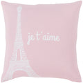 Ariella Blush Je Taime Throw Pillow Cover 20 X 20