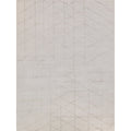 Aries Hand Knotted Wool Bamboo Silk Light Beige Area Rug