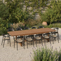 Aris 13 Piece Outdoor Rectangular Extendable Dining Table And Chairs Set