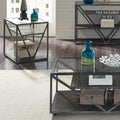 Arista Cobblestone Brown And Grey Dusty Wax 3 Piece Occasional Set