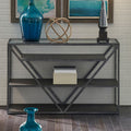 Arista Cobblestone Brown And Grey Dusty Wax Sofa Table