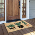 The Curated Nomad Cactilicious Coir Doormat