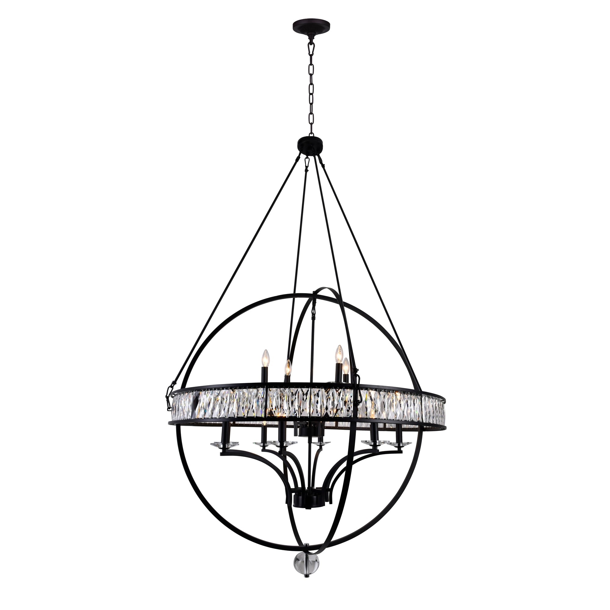 The Gray Barn Stormy Roost 12 Light Chandelier With Black Finish
