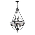 The Gray Barn Stormy Roost 4 Light Chandelier With Black Finish