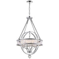 4 Light Chrome Finish Stainless Steel Chandelier