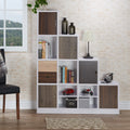 Furniture Of America Arla White Multi Storage Staircase Bookcase Display Shelf