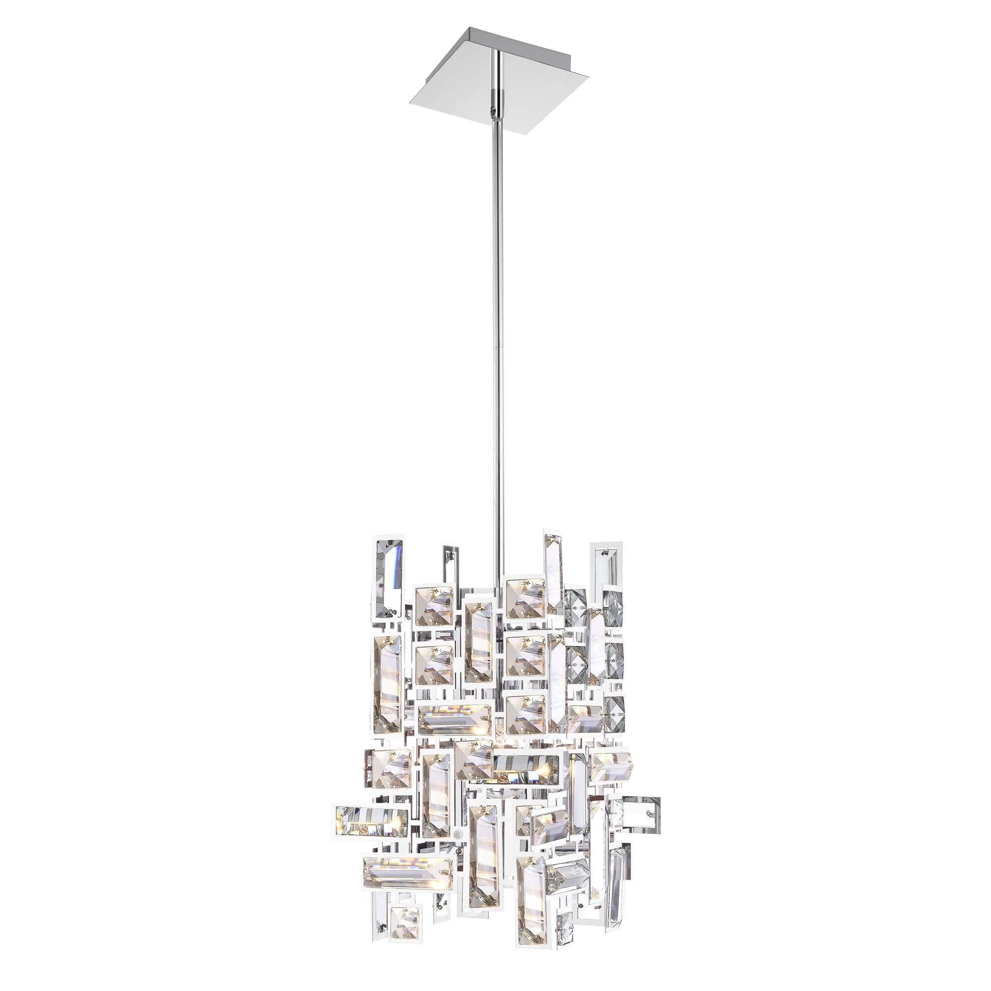 Silver Orchid Bunny 1 Light Pendant With Chrome Finish