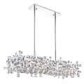 Silver Orchid Bunny 12 Light Chandelier With Chrome Finish