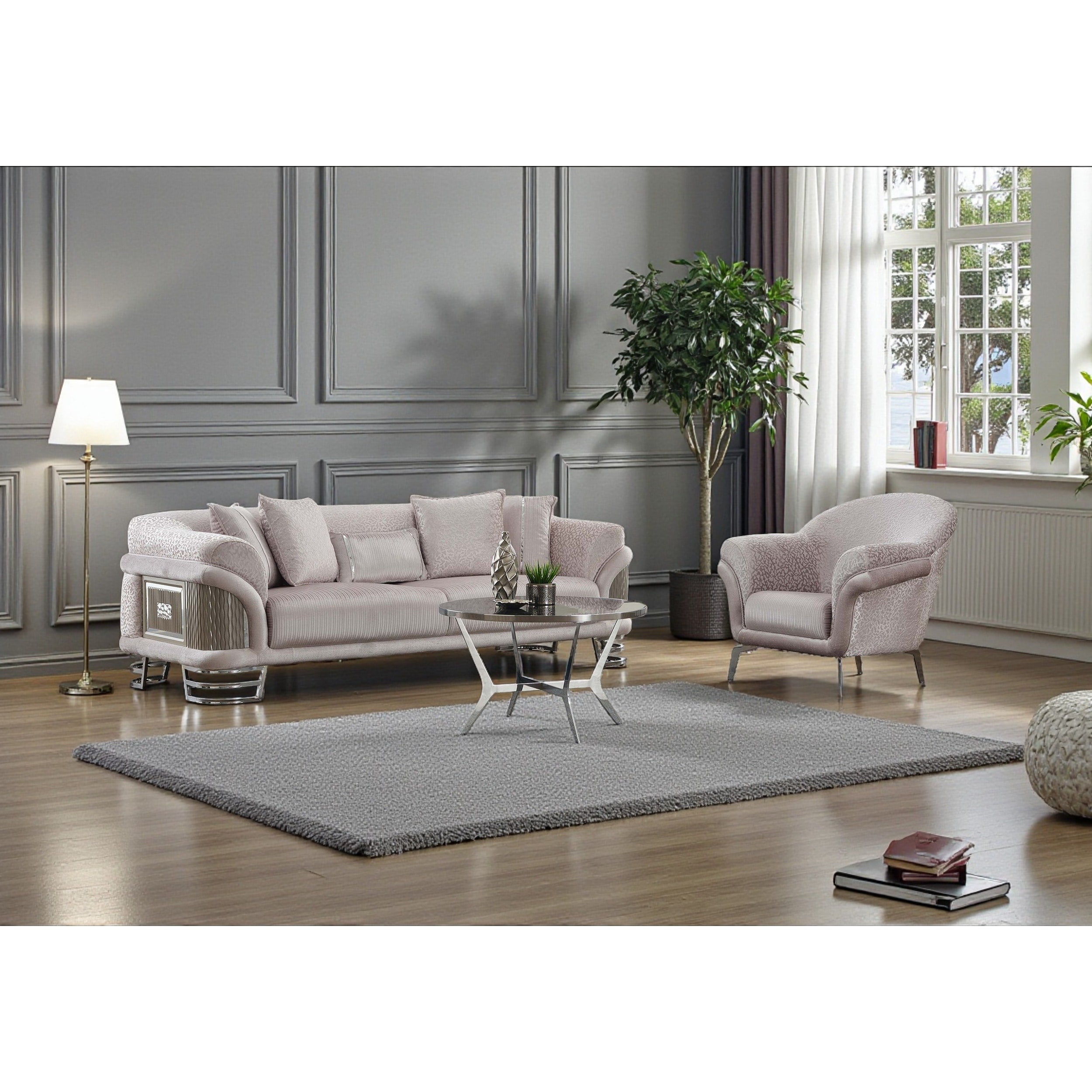 Arlo 2 Pieces Living Room Sets 1 Sofa 1 Chair