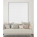 Arlo Blinds White Room Darkening Cordless Lift Fabric Roman Shades 22 W X 60 H