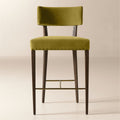 Arlo Olive Green Velvet Dining Armchair