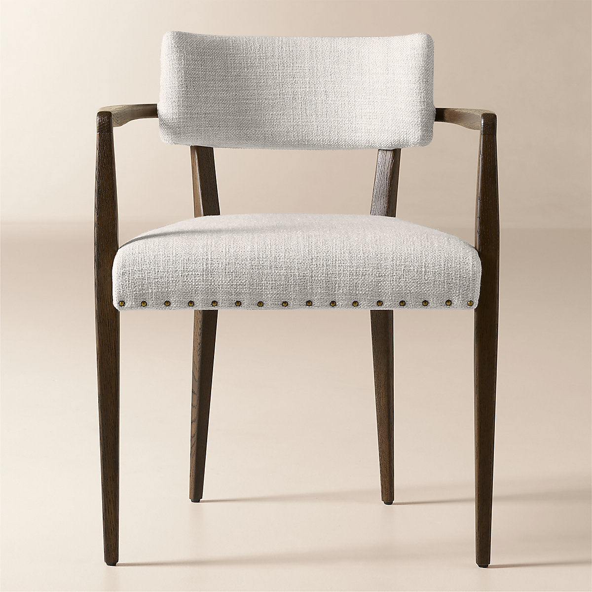 Arlo Warm White Performance Fabric Counter Stool Set of 2