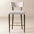 Arlo Warm White Performance Fabric Dining Armchair Set of 4