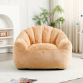 Arm Chair Side Chair Bean Bag Sofa Chair Lounge Chair With Armrests Brown Leisure Chair Accent Chair