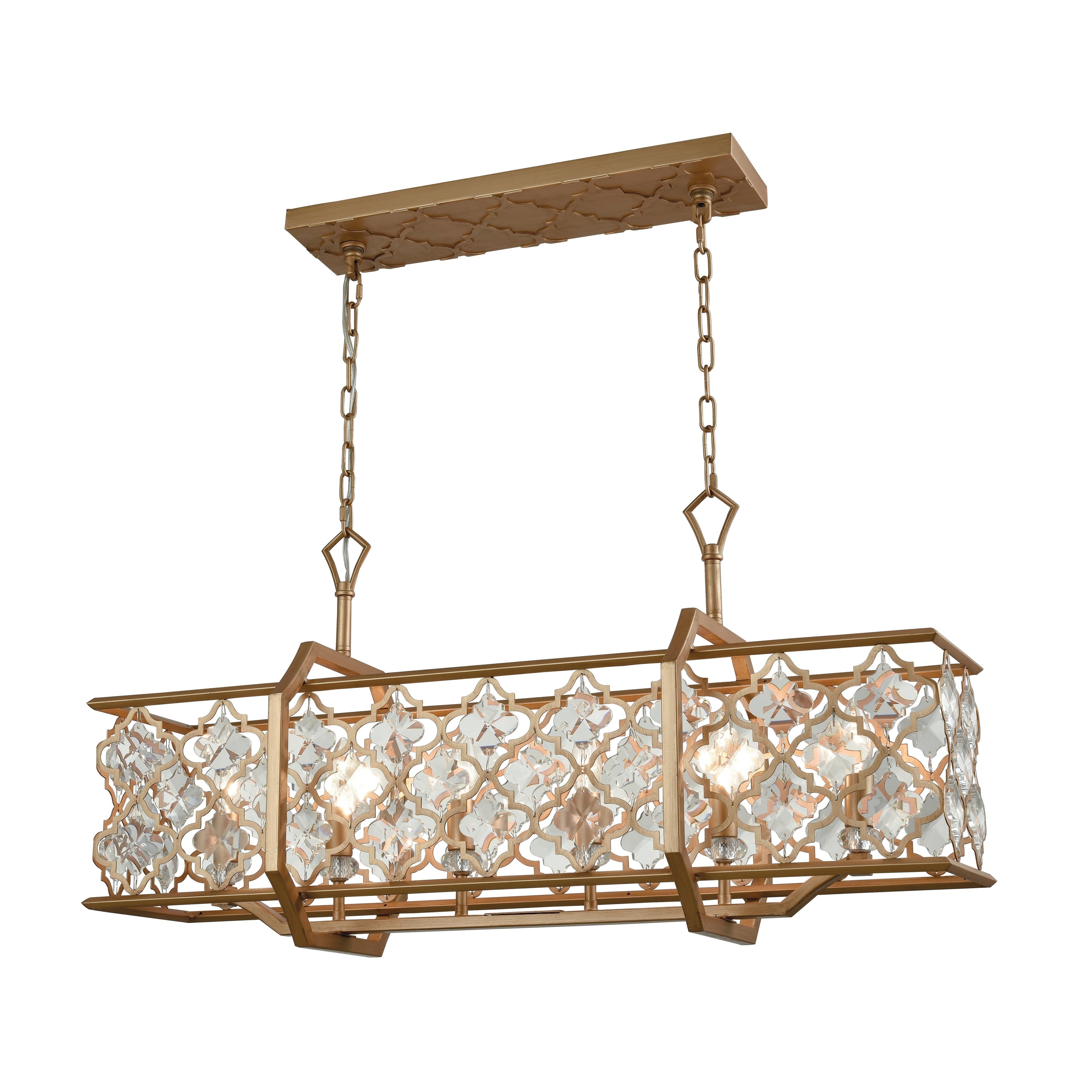 Armand 24 Inch Wide 6 Light Chandelier In Weathered Bronze