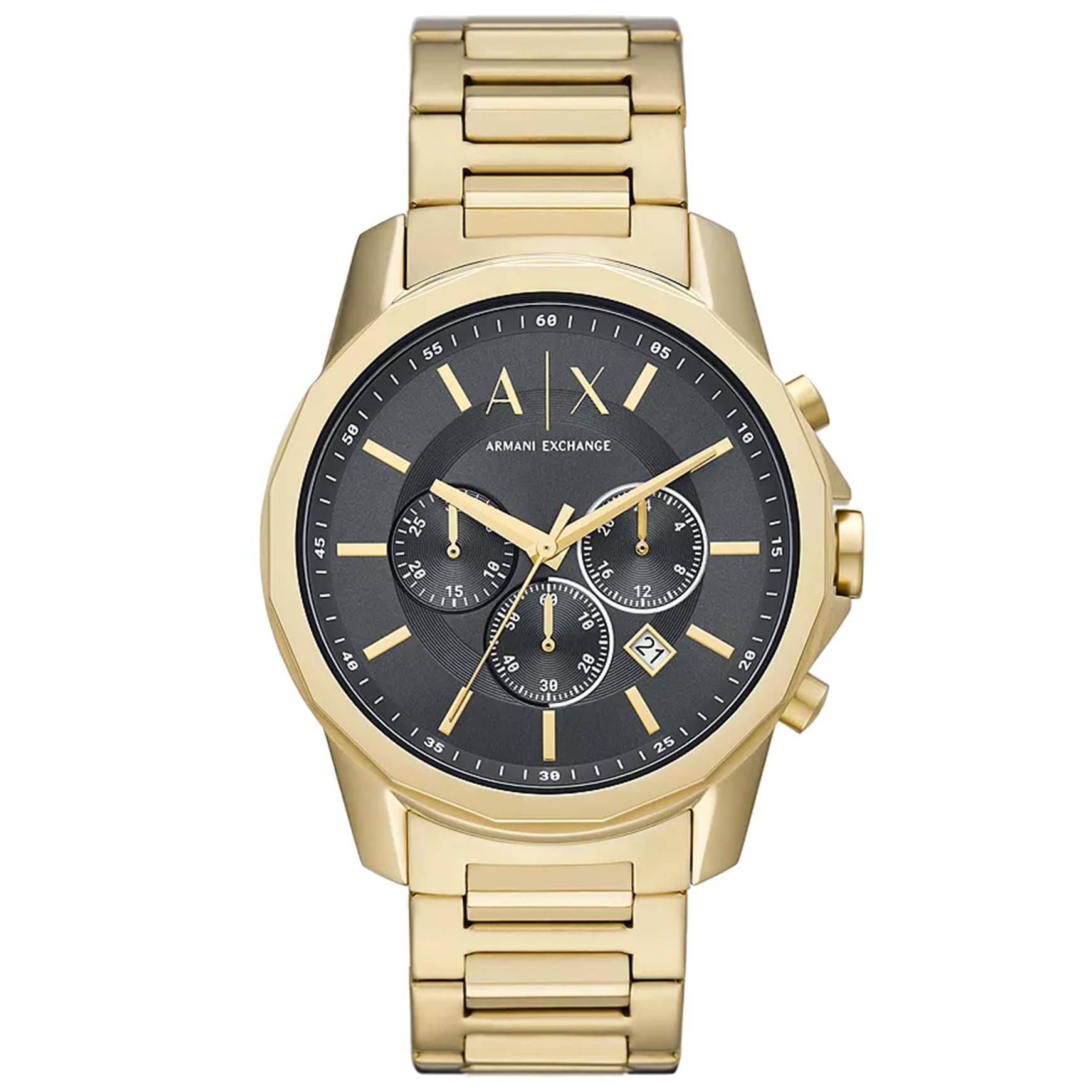 Armani Exchange Mens Classic Black Dial Watch Ax1721 One Size