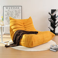 Armless Bean Bag Chair Upgraded Foam Support Soft Upholstered Lounge Seating