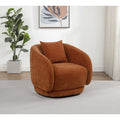 Arnaud Chenille Upholstered Swivel Accent Chair