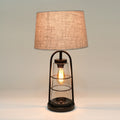 Arstill 2 Light Antique Bronze Table Lamp Edison Bulbs Included