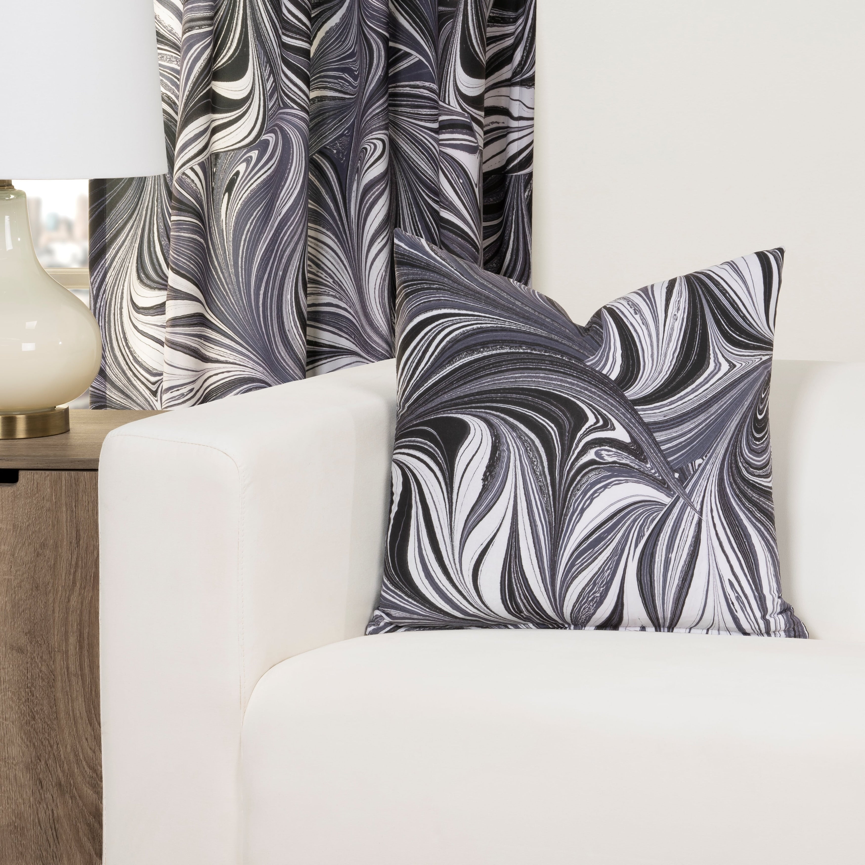 16 X 16 Black Ash Luxury Pillow