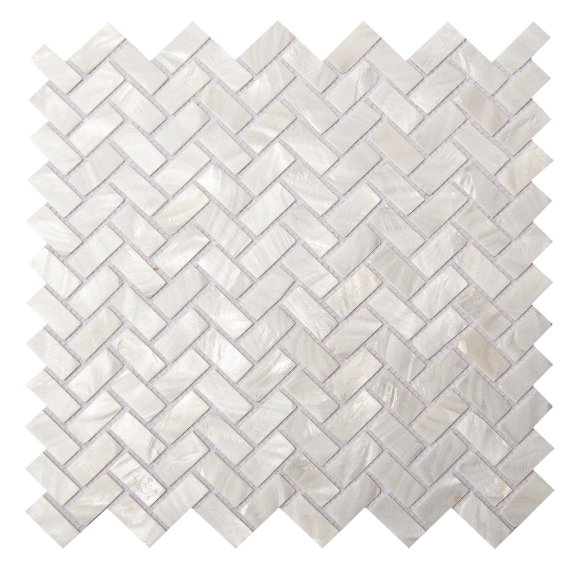 Ar3D 12 X12 Mother Of Peral Tile Rectangle White With Seams 10 Pack