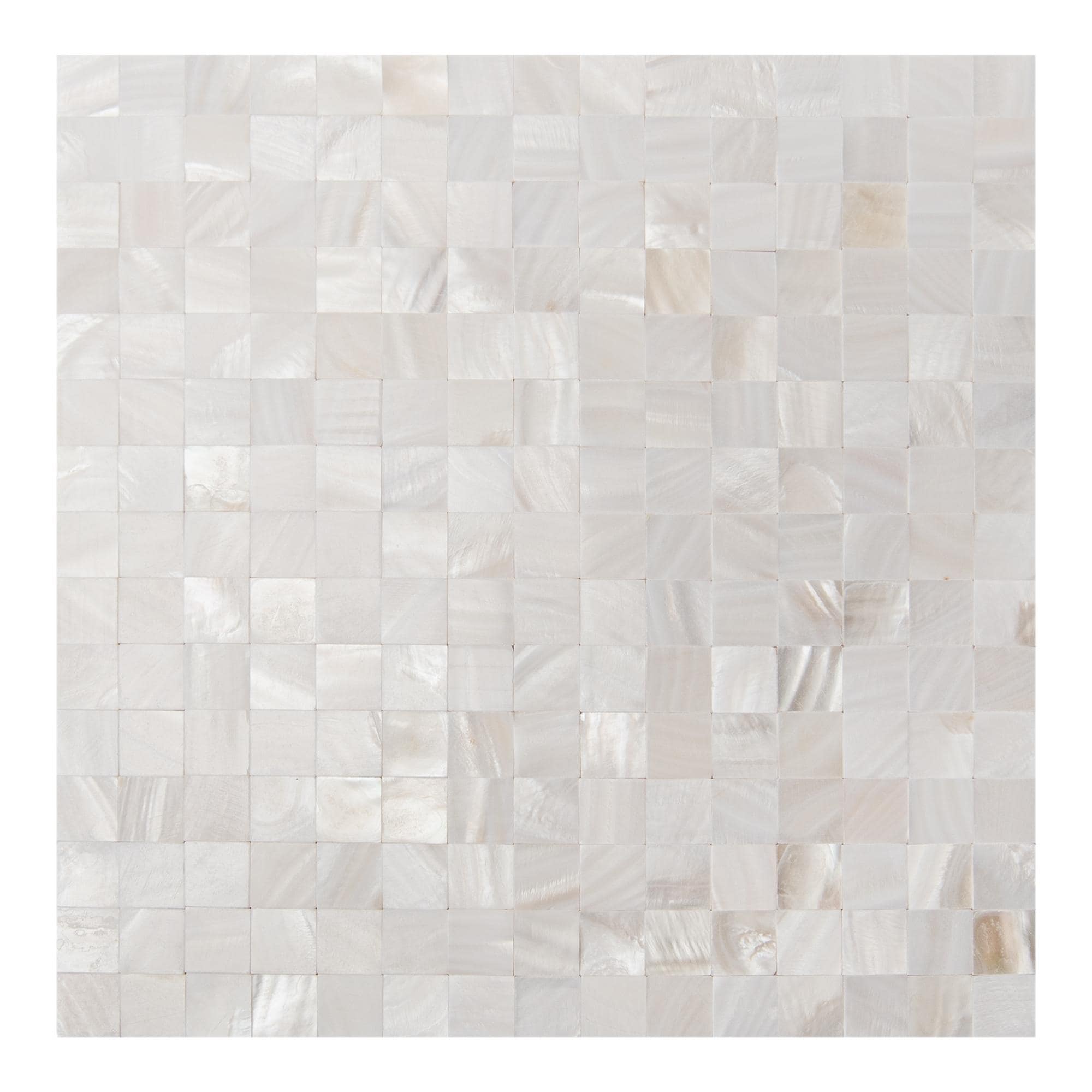 Ar3D 12 X12 Mother Of Peral Tile Square White Seamless 10 Pack
