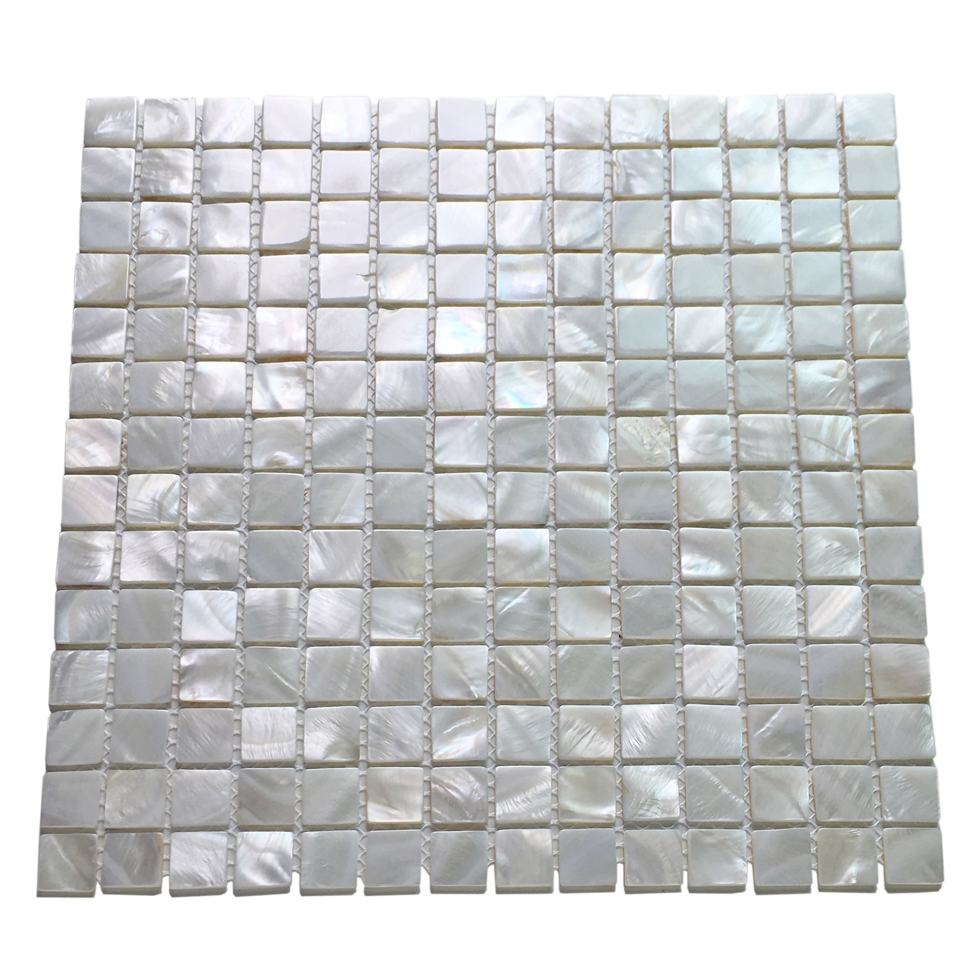 Ar3D 12 X12 Mother Of Peral Tile Square White With Seams 10 Pack