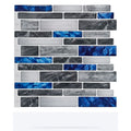 Art3D 12 12 Vinyl Peel And Stick Backsplash Tile 10 Pack Marble Blue Gray