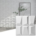 Art3D 12Pcs 3D Pvc Wall Panel Ceiling Tile 32Sq.Ft. 19.7 X19.7