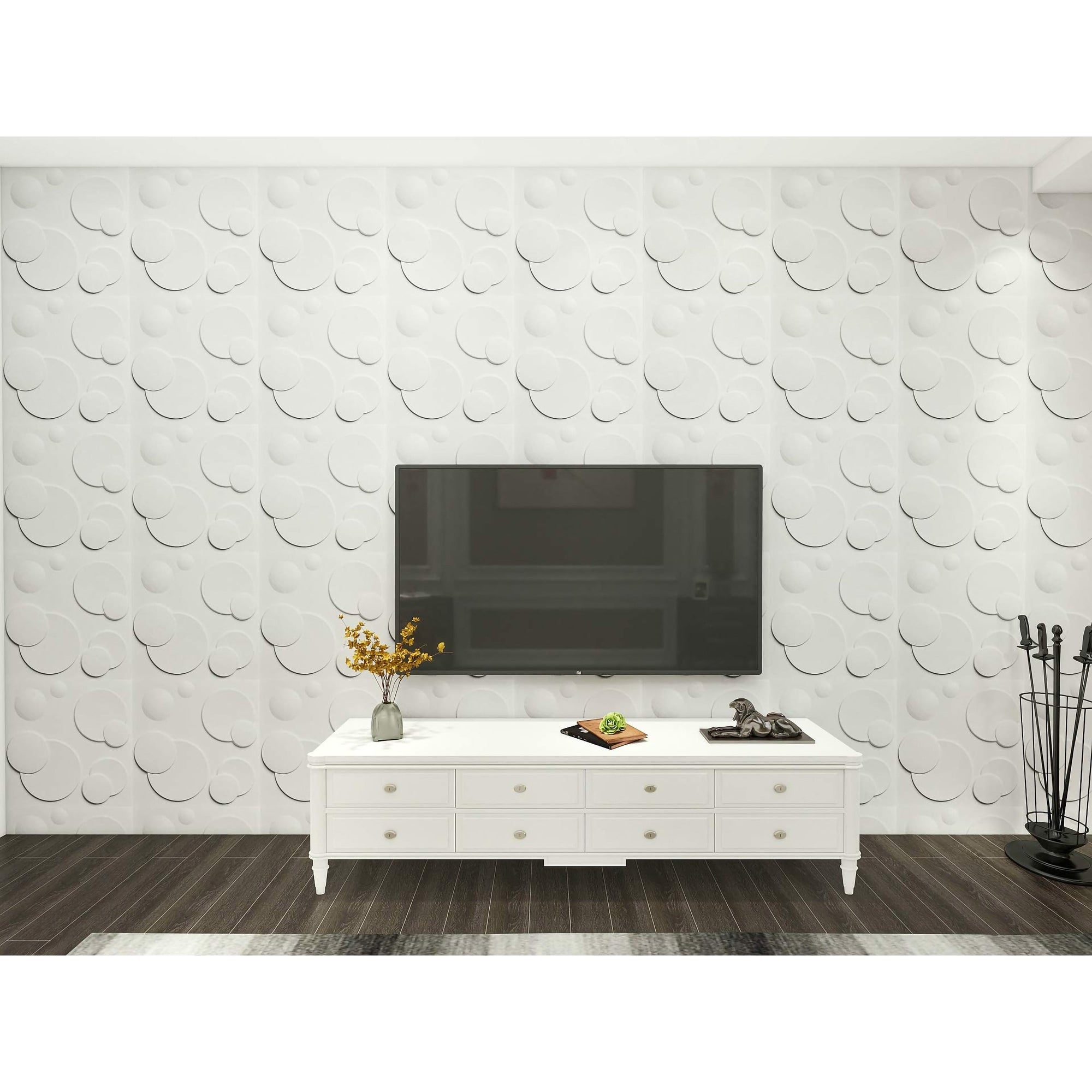 Art3D 3D Wall Panels Pvc Bobble Design 32 Sq.Ft
