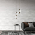 Art3D 3D Wall Panels Pvc Wave Design V 32 Sq.Ft