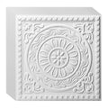 Art3D Pvc 3D Raised Carved Floral Ceiling Wall Panels 24 X24