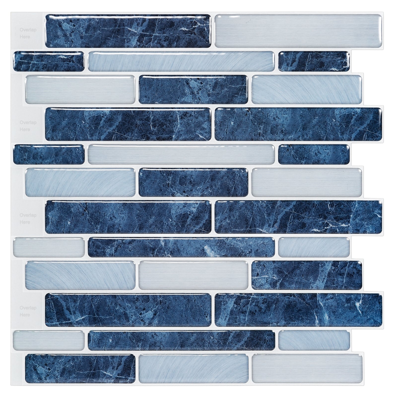Art3D Vinyl Self Adhesive Backsplash Tiles 11.8 X 11.8 20 Pieces