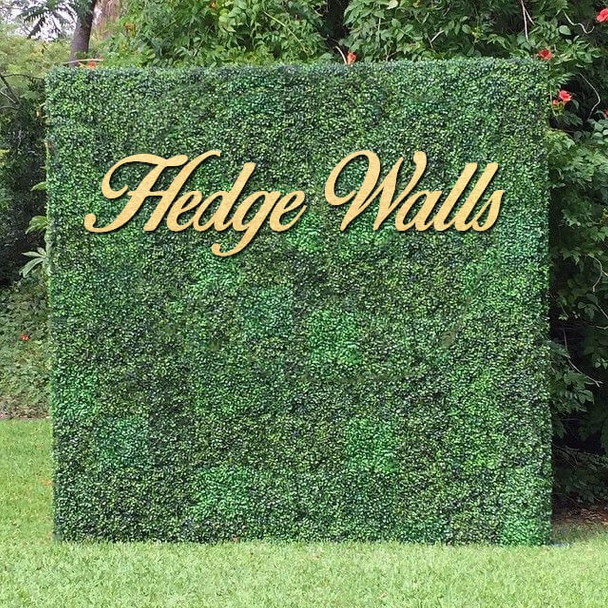 Artificial Boxwood Hedge Greenery Panels 20 X20 Pc 60Pc