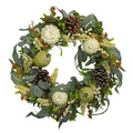 Artificial Gourds And Foliage Fall Harvest Wreath 24 Inch Unlit N A