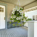 Artificial Petunia Floral Bush Spray 20 White