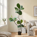 Artificial Plant Fake Ficus Tree Potted Indoor