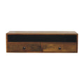 Artisan Furniture Solid Wood Amber Open Media Unit