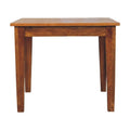 Artisan Furniture Solid Wood Golden Teak Solid Wood Dining Table Brown