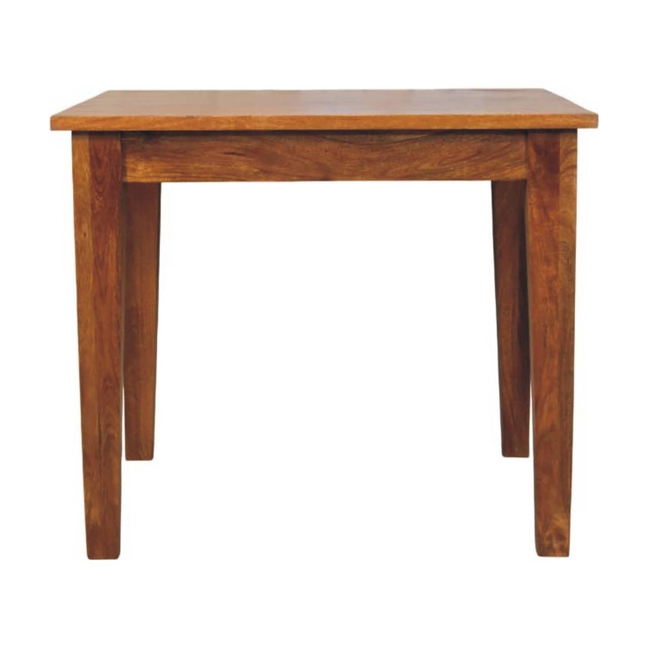 Artisan Furniture Solid Wood Golden Teak Solid Wood Dining Table Brown