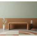 Artisan Furniture Solid Wood Rattan Weave Bench Beige