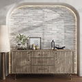 Artisana 3X12 In. Textured Etched Dot Elongated Subway Wall And Floor Tile 5 Sq Ft Case 20 Pack