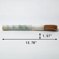 Artissance 14 Inch Long White Jade Bamboo Style Chinese Calligraphy Brush